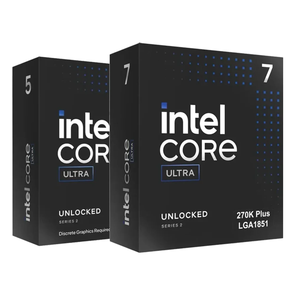 Intel Core Ultra 7 270K Plus en Core Ultra 5 250KF Plus, Arrow Lake Refresh