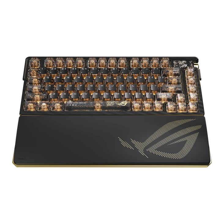 ROG Azoth Extreme Edition 20 75 procent mechanisch keyboard met 24K gold accents