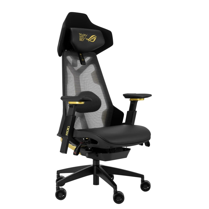 ROG Destrier Edition 20 gaming stoel met cyborg exoskelet design