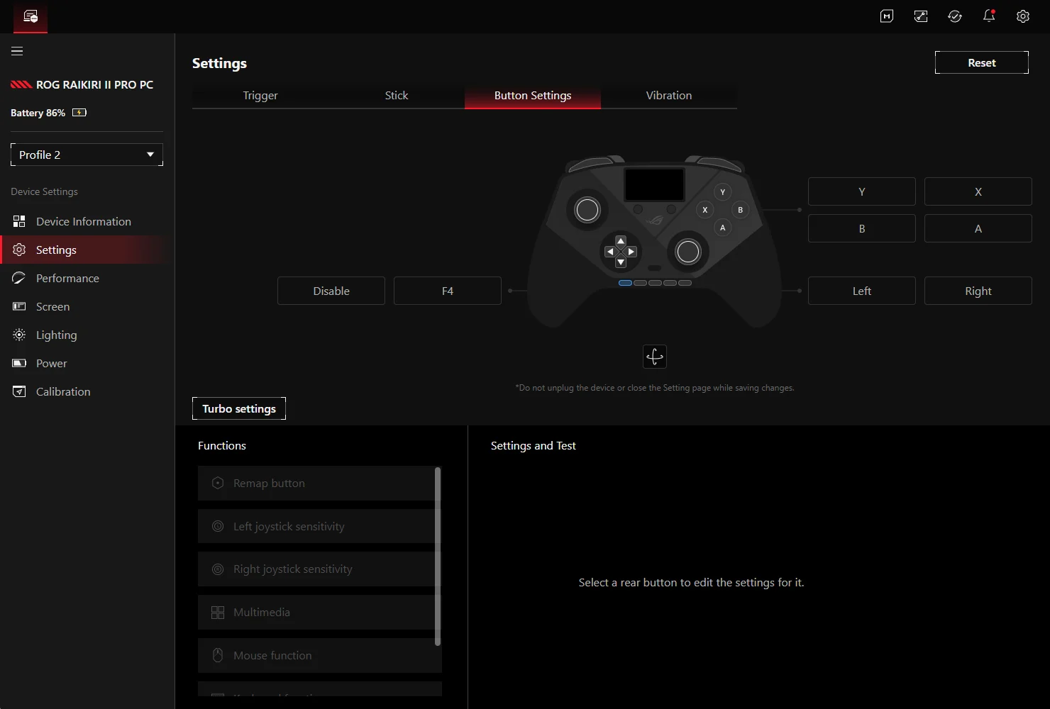 Gear Link: het scherm waarop je knoppen een andere functie geeft