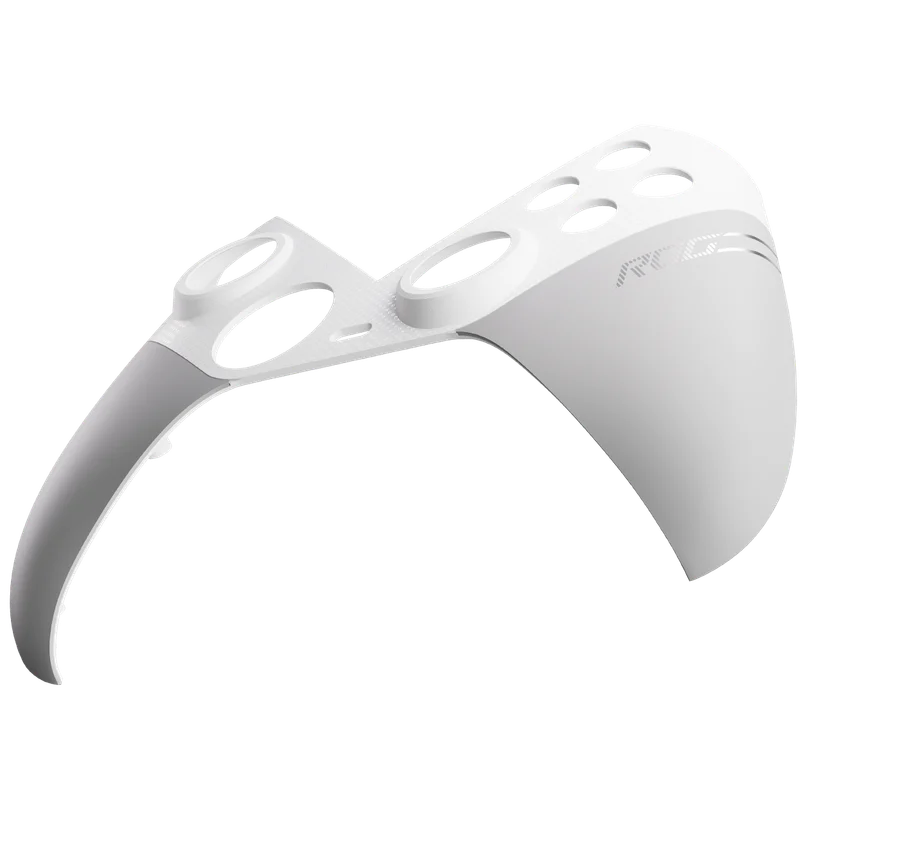 De magnetische voorplaat, los van de controller