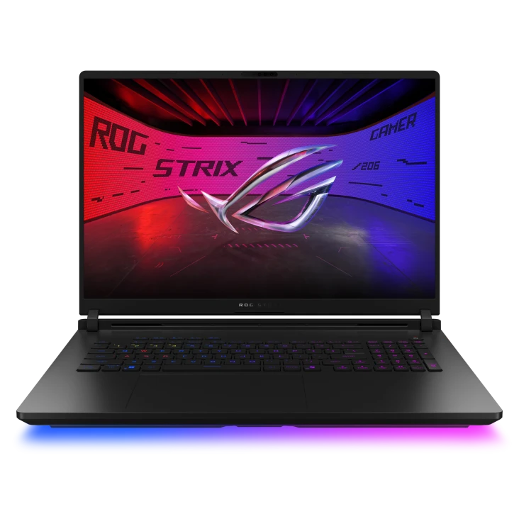 ROG Strix SCAR 18 2026 gaming laptop met Mini-LED display open