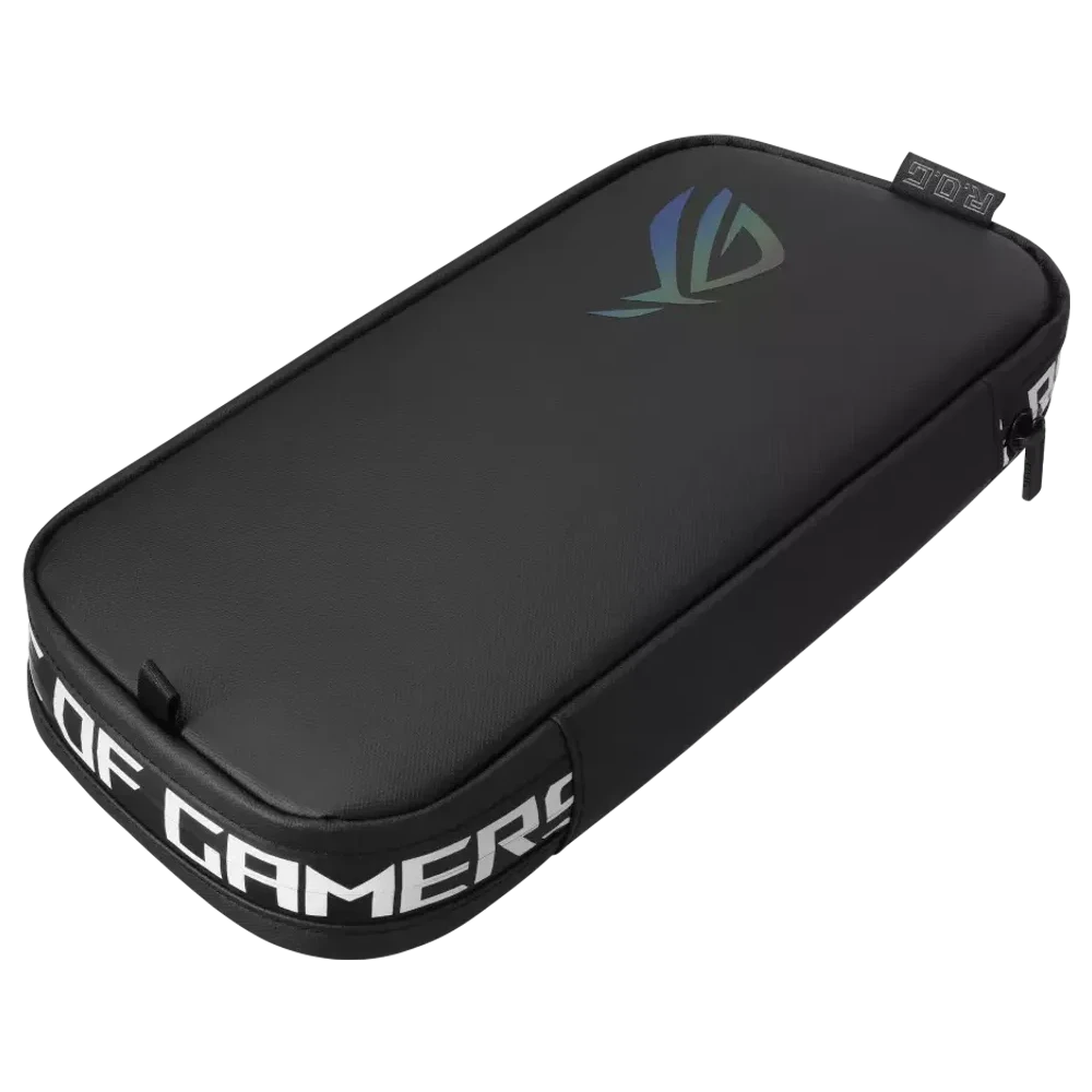 ASUS ROG Ally Travel Case, zwarte hoes met ROG-logo