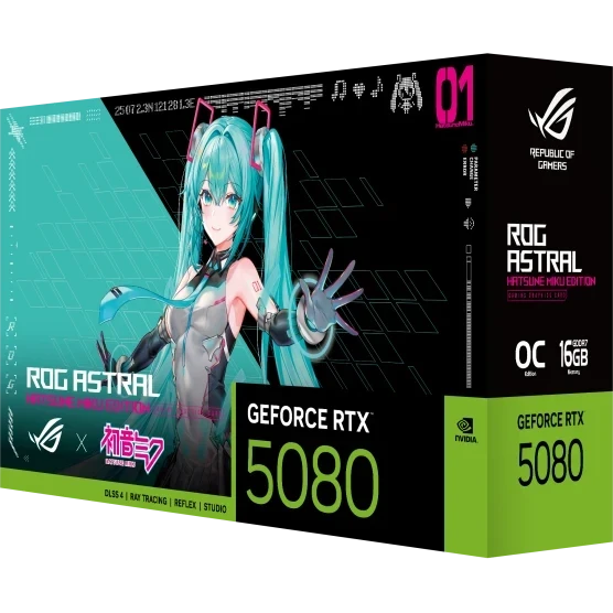 ASUS ROG Astral RTX 5080 Hatsune Miku Edition