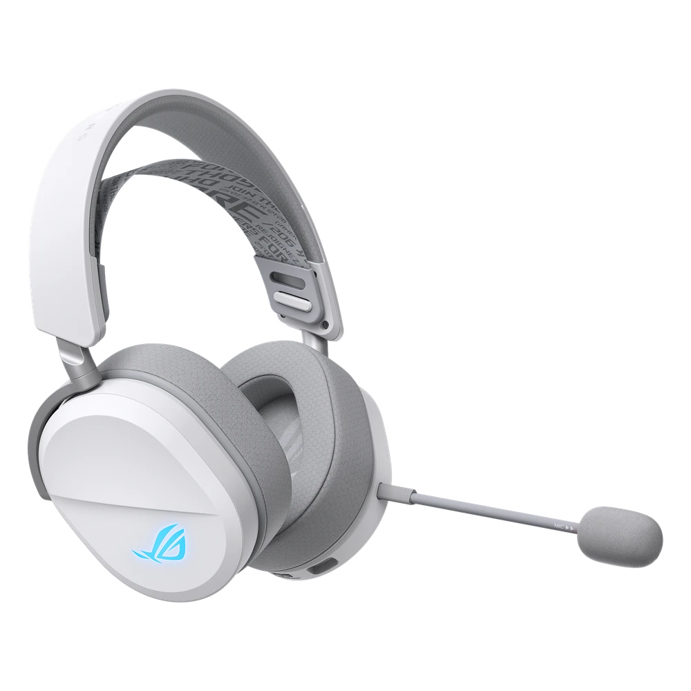 ASUS ROG Pelta Moonlight White, witte draadloze gamingheadset met microfoon
