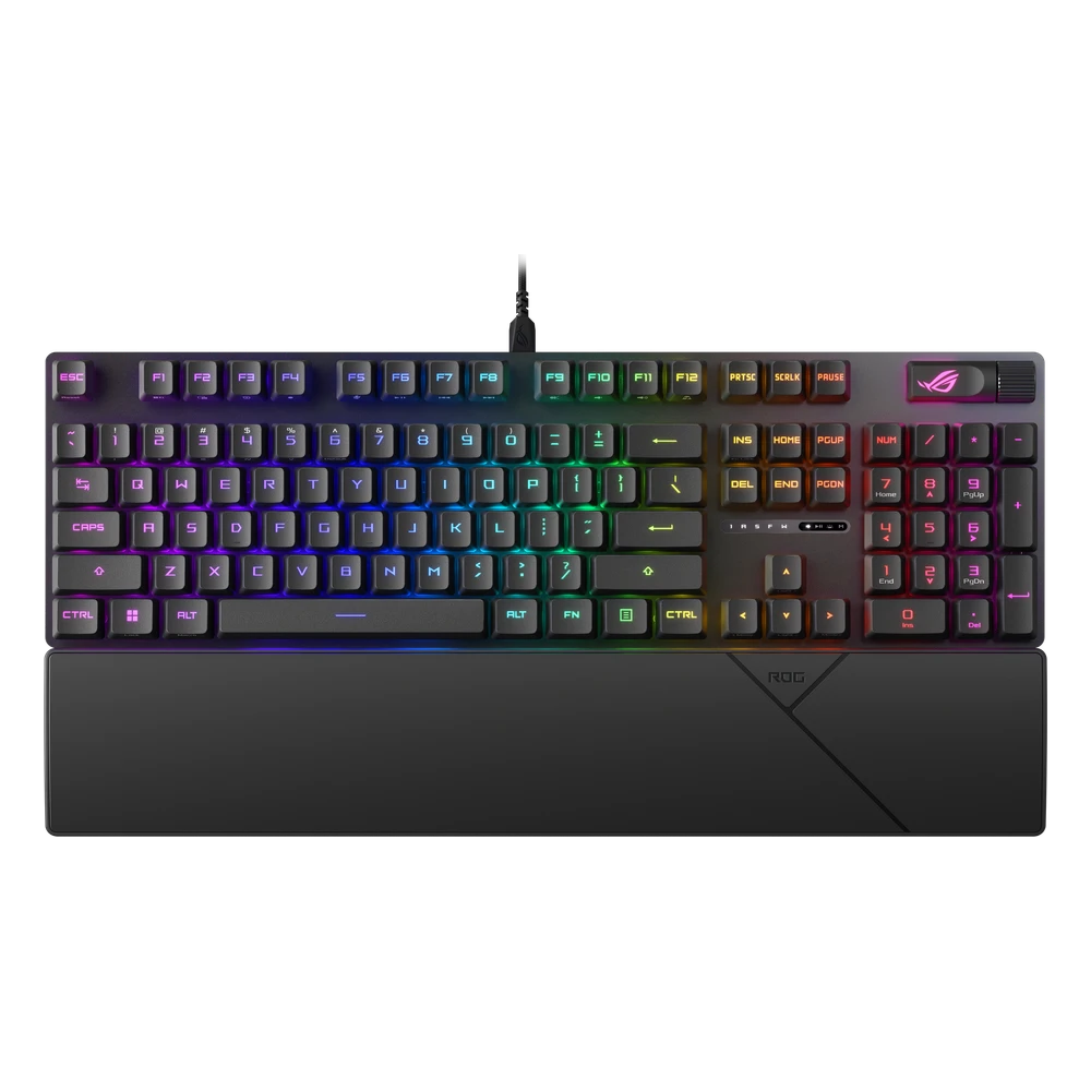 ASUS ROG Strix Scope II RX toetsenbord met polssteun