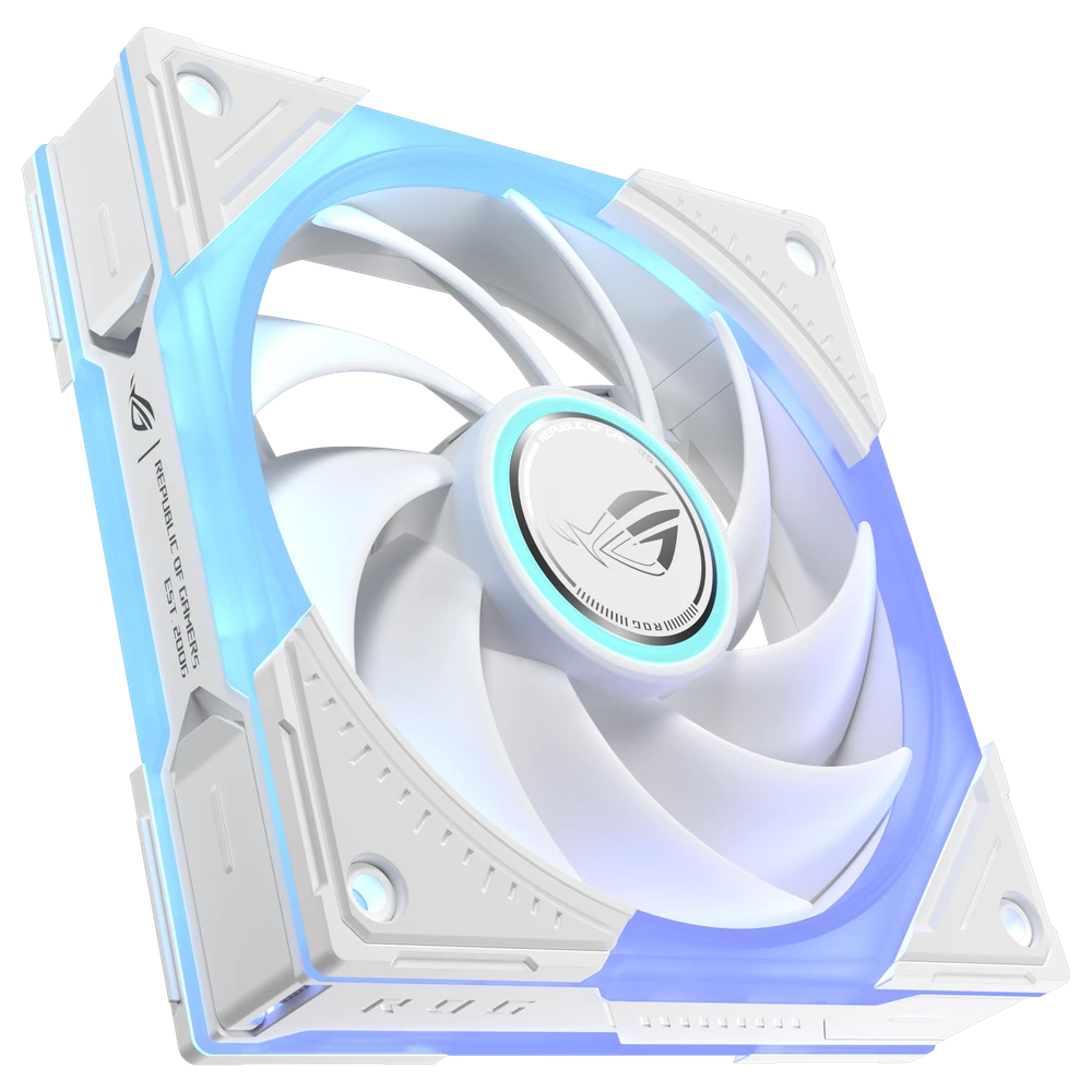 ASUS ROG Eurux GR120 ARGB White, losse 120 mm-ventilator in wit