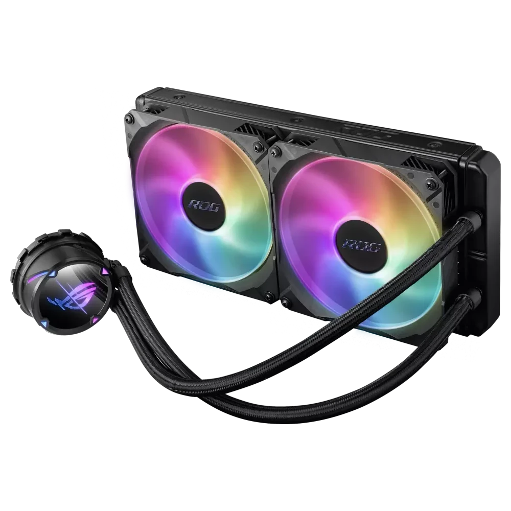 ASUS ROG Strix LC II 280 ARGB AIO-waterkoeler met twee verlichte ventilatoren