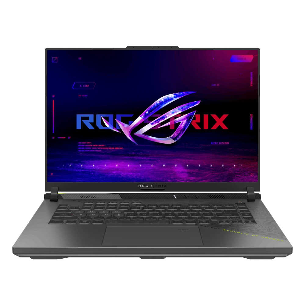 ASUS ROG Strix G16 (2025) G614, gaminglaptop van 16 inch, vooraanzicht