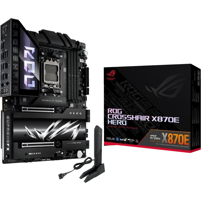 ROG Crosshair X870E Hero moederbord QVL RAM compatibiliteit