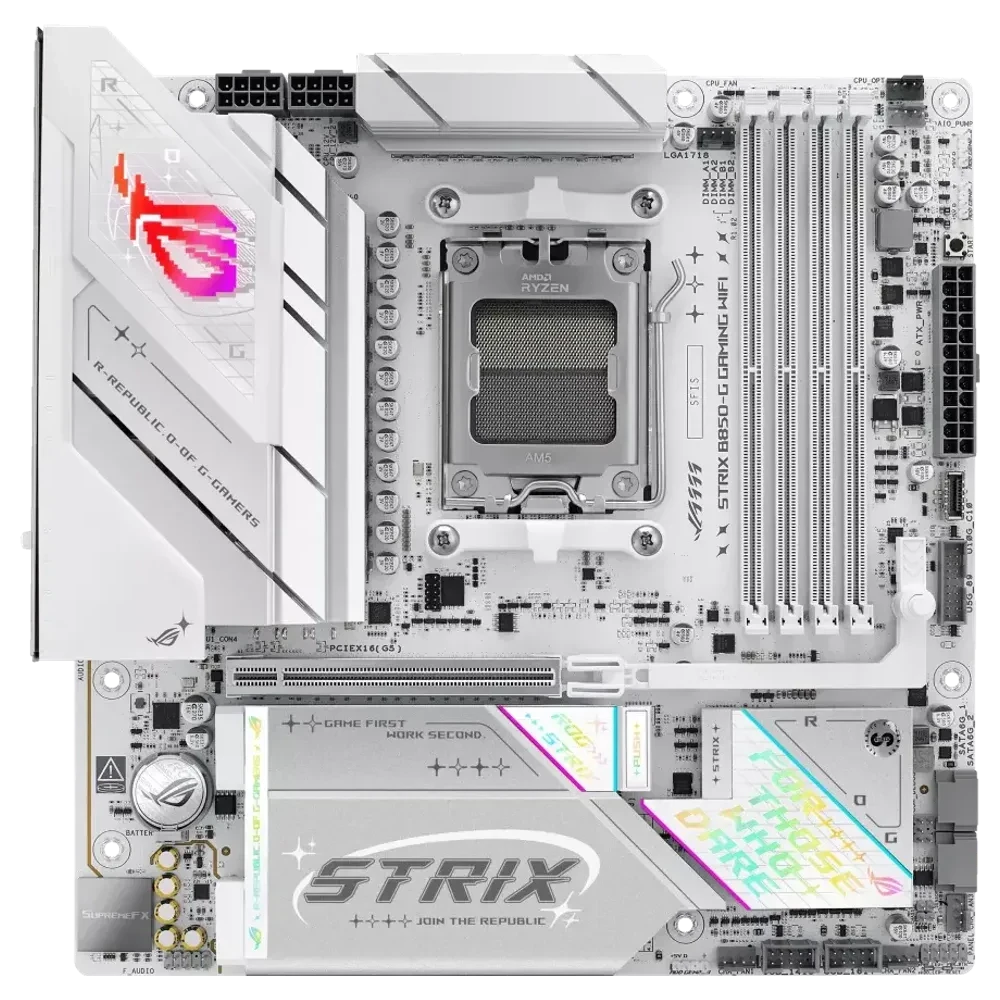 ASUS ROG Strix B850-G Gaming WiFi, wit micro-ATX-moederbord