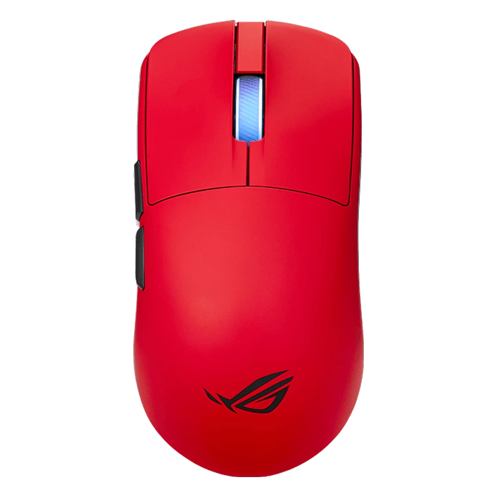ROG Harpe II Ace Red gamingmuis, rood, van boven gezien