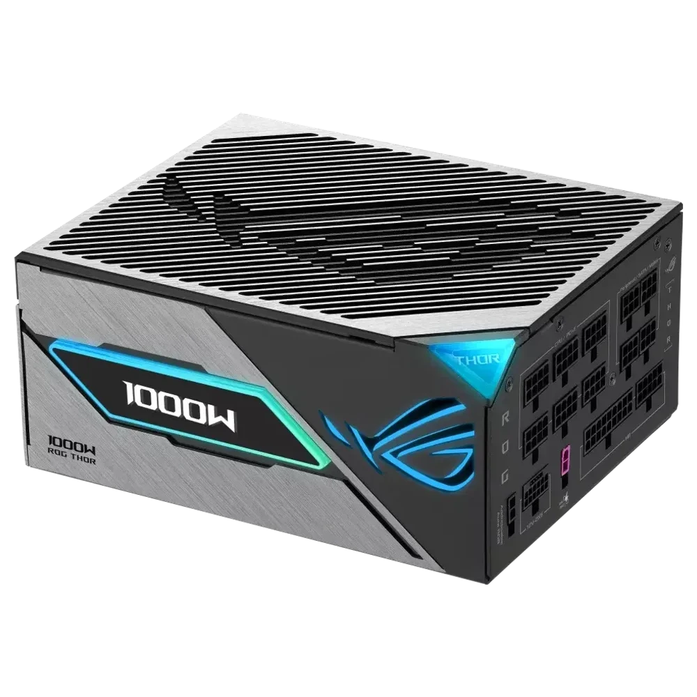 ASUS ROG Thor 1000W Platinum III met ROG Equalizer, 1000W · 80 PLUS Platinum · ATX 3.1 · OLED-display · 12V-2x6-kabel inbegrepen