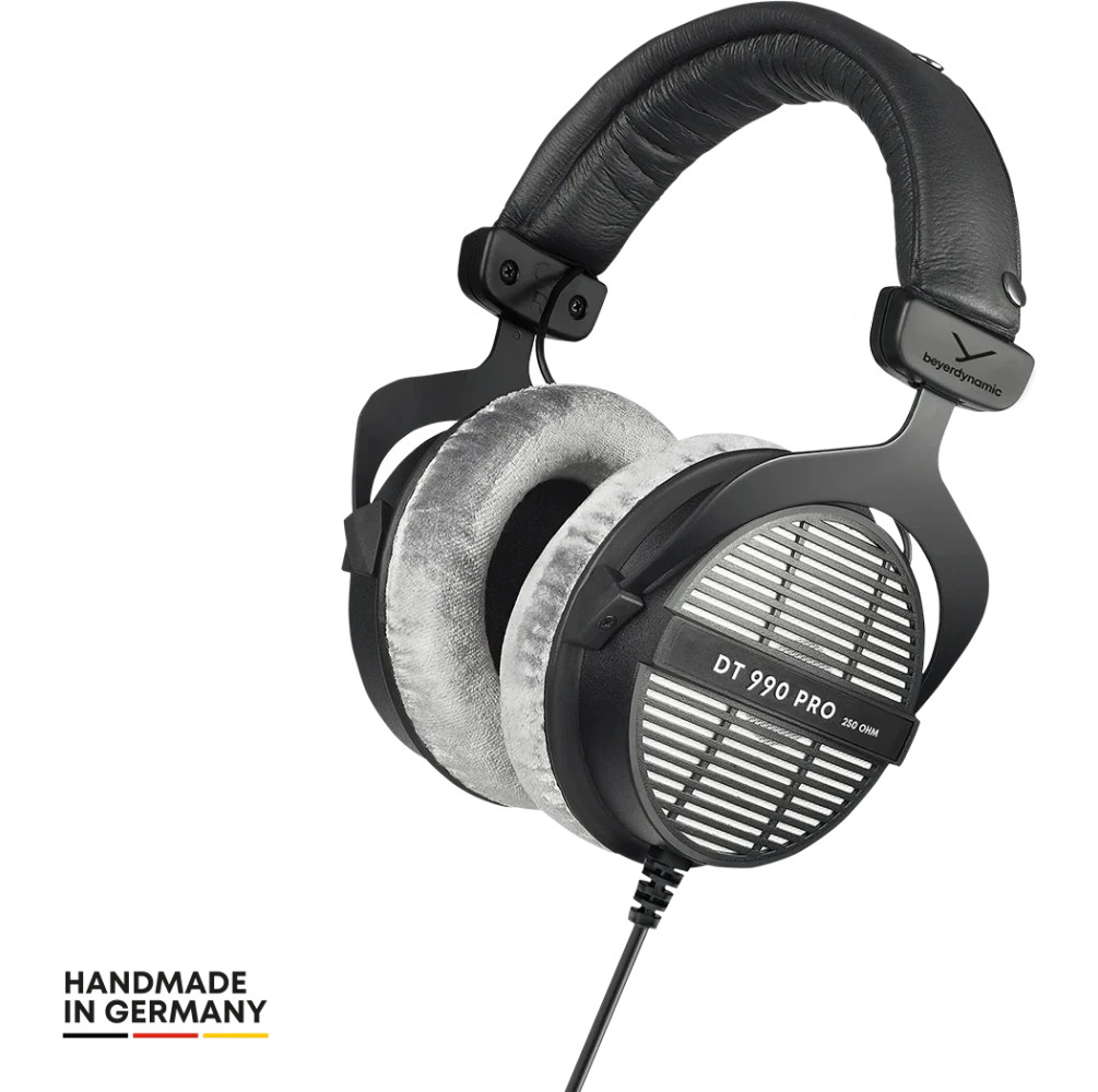 beyerdynamic DT 990 PRO open-back studio headphone zwart velour