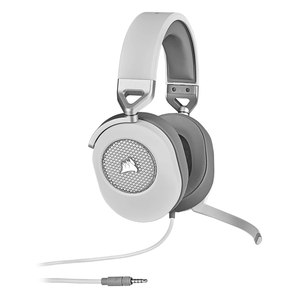 Corsair HS65 Surround bedrade gamingheadset in wit