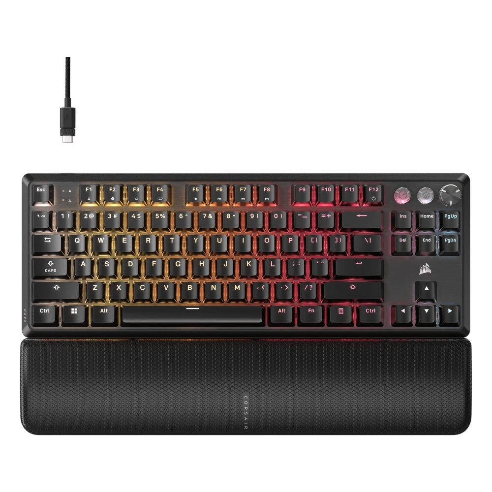 Corsair K70 Pro TKL toetsenbord met magnetische schakelaars en polssteun