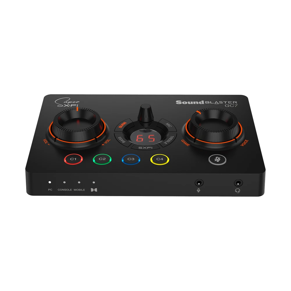 Creative Sound Blaster GC7 streamer-DAC met programmeerbare knoppen
