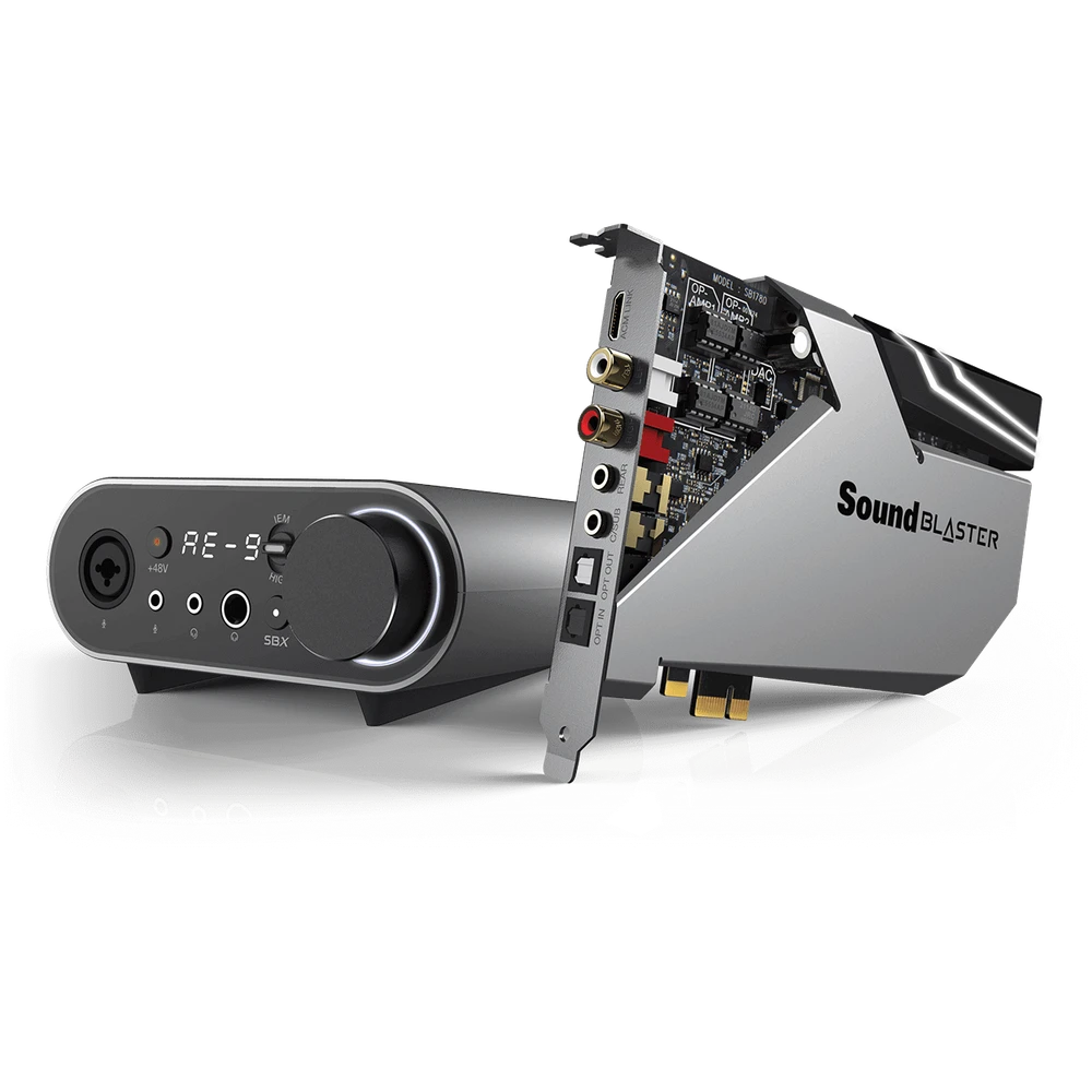 Creative Sound Blaster AE-9 flagship-geluidskaart met ACM XLR-module