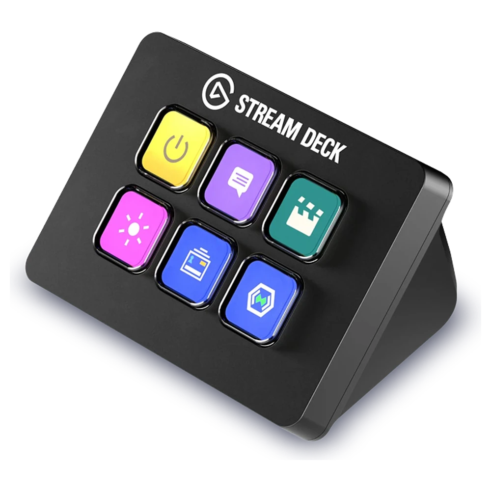 Elgato Stream Deck Mini met zes verlichte LCD-toetsen