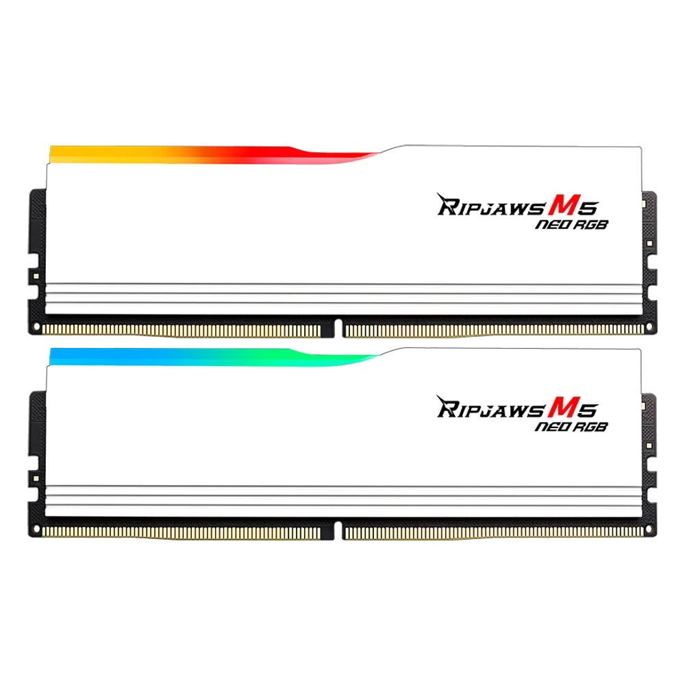 G.Skill Ripjaws M5 Neo RGB DDR5-geheugenmodules in wit