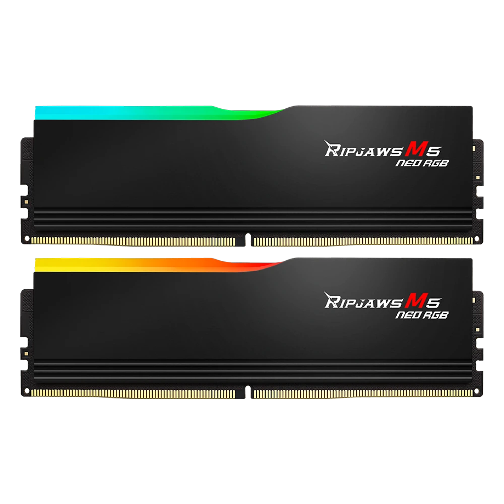 G.Skill Ripjaws M5 Neo RGB DDR5-geheugenmodules in zwart