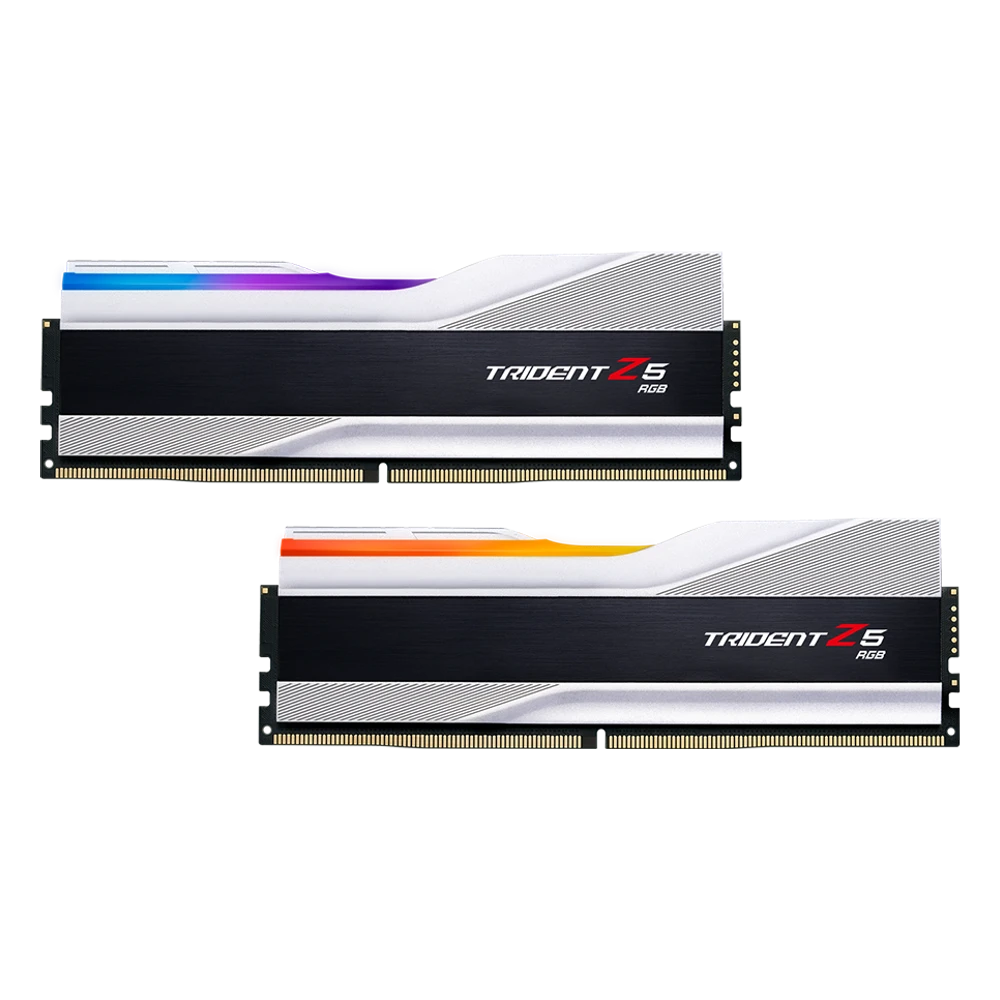 G.Skill Trident Z5 RGB DDR5-geheugenmodules in zilver