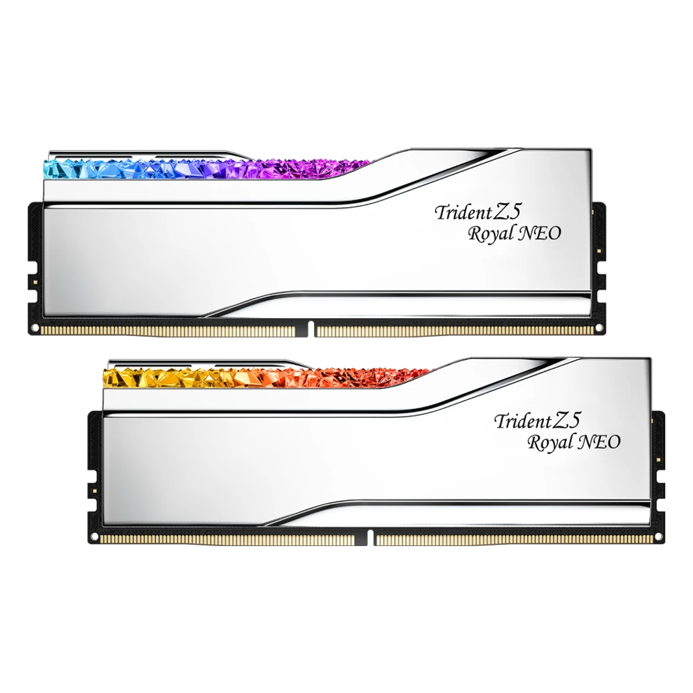 G.Skill Trident Z5 Royal Neo DDR5-geheugenmodules in zilver