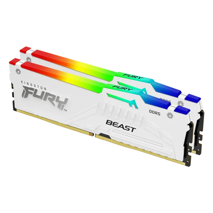 Kingston FURY Beast RGB White 32GB DDR5-6000 CL30