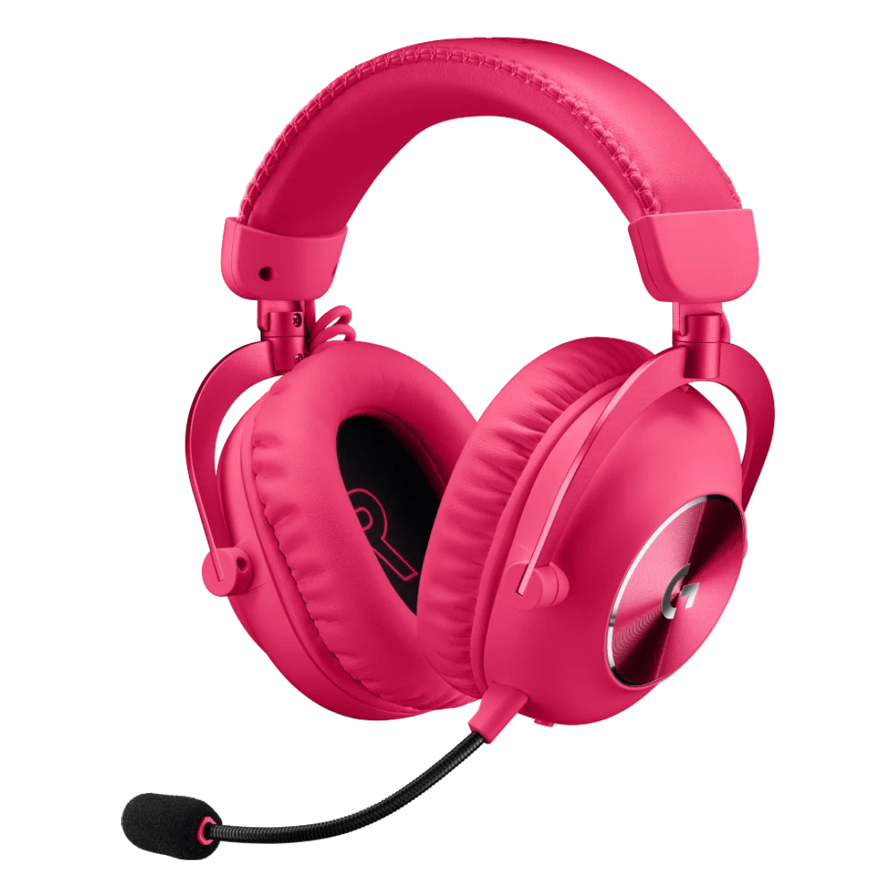Logitech G PRO X 2 Lightspeed Magenta, draadloze gamingheadset in magenta