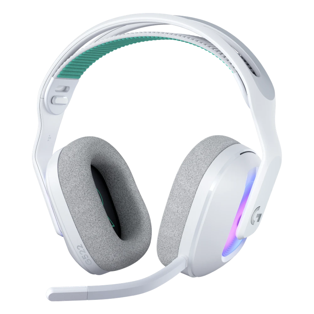 Logitech G G522 LIGHTSPEED draadloze headset in het wit