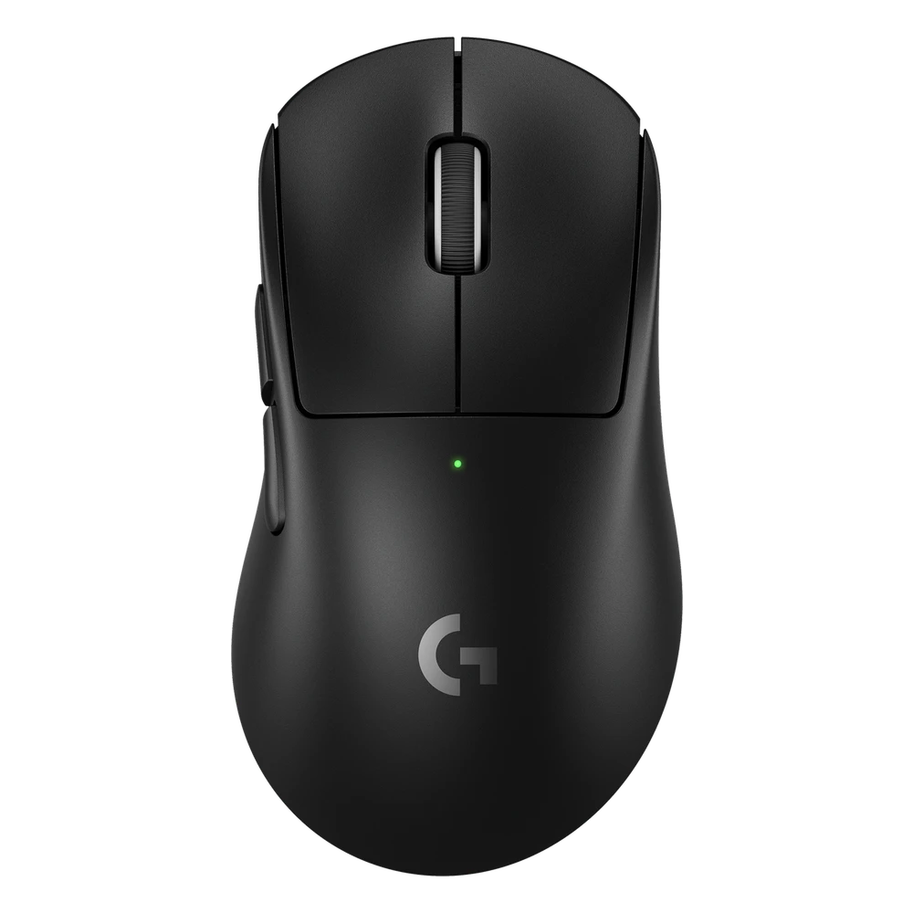 Logitech G PRO X SUPERLIGHT 2 DEX SE draadloze muis in zwart, bovenaanzicht