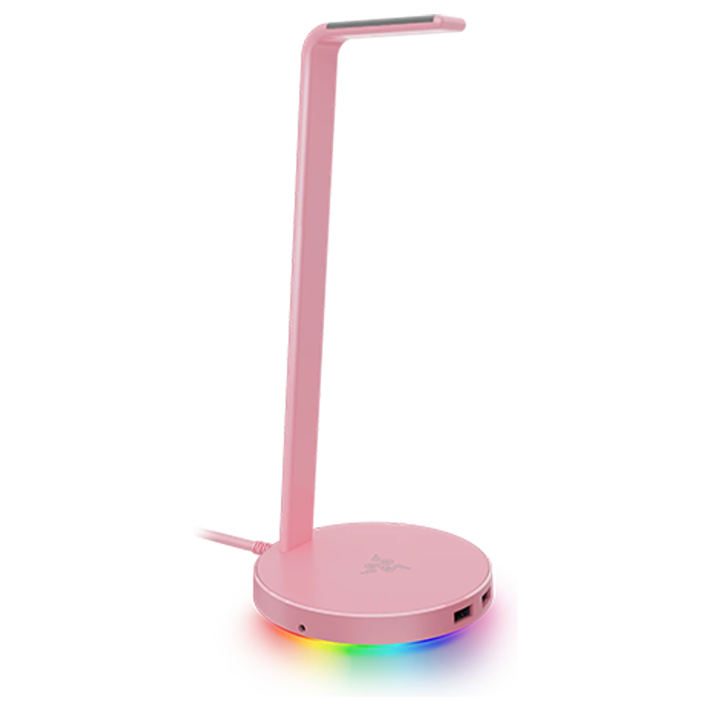 Razer Base Station V2 Chroma Quartz headsetstandaard met USB-hub en RGB