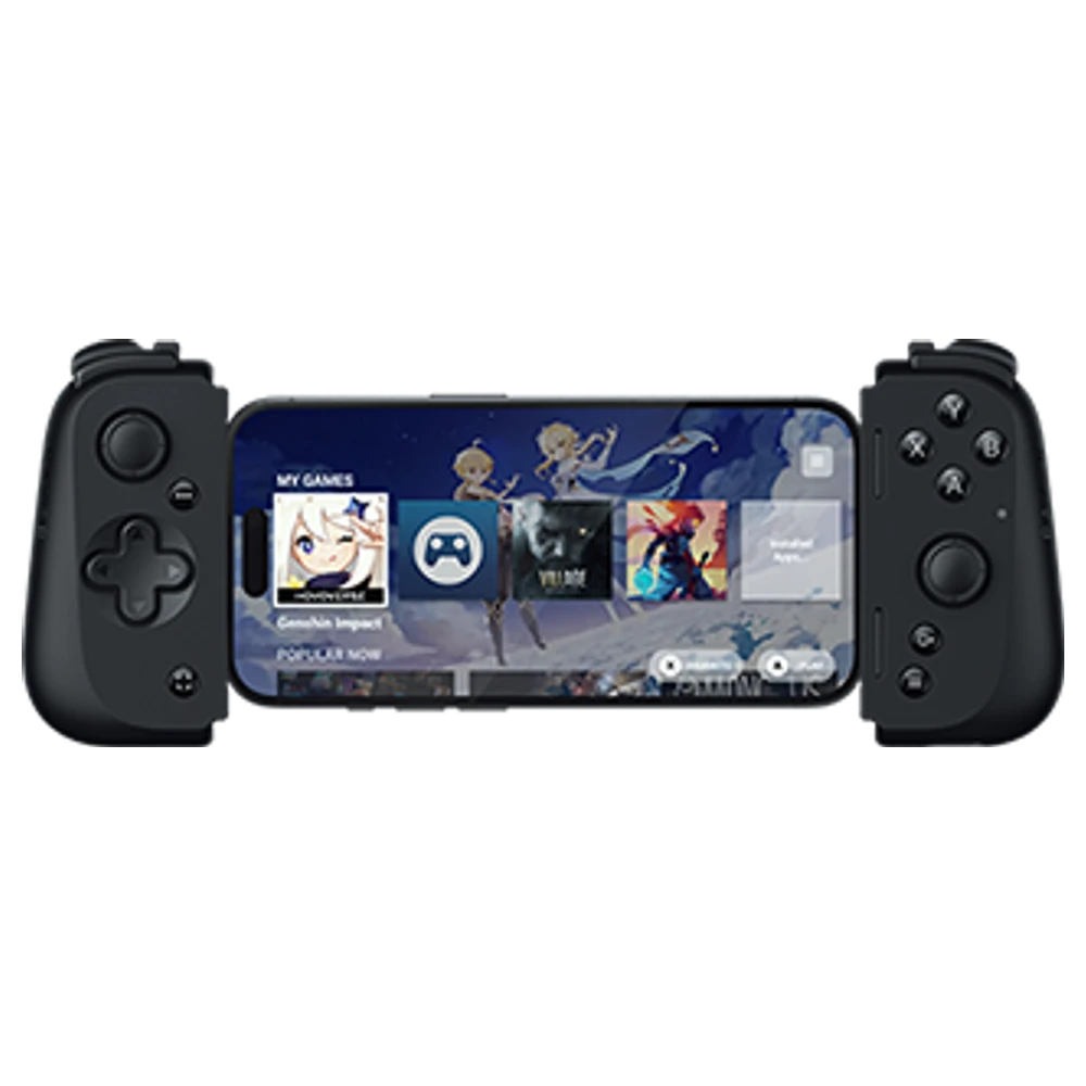Razer Kishi V2 USB-C mobiele controller met een telefoon erin