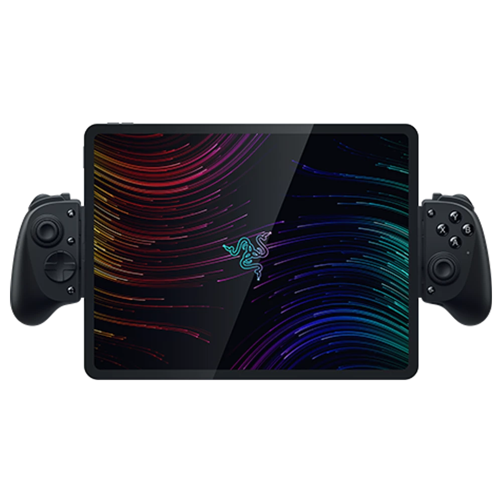 Razer Kishi V3 Pro XL controller met een tablet erin