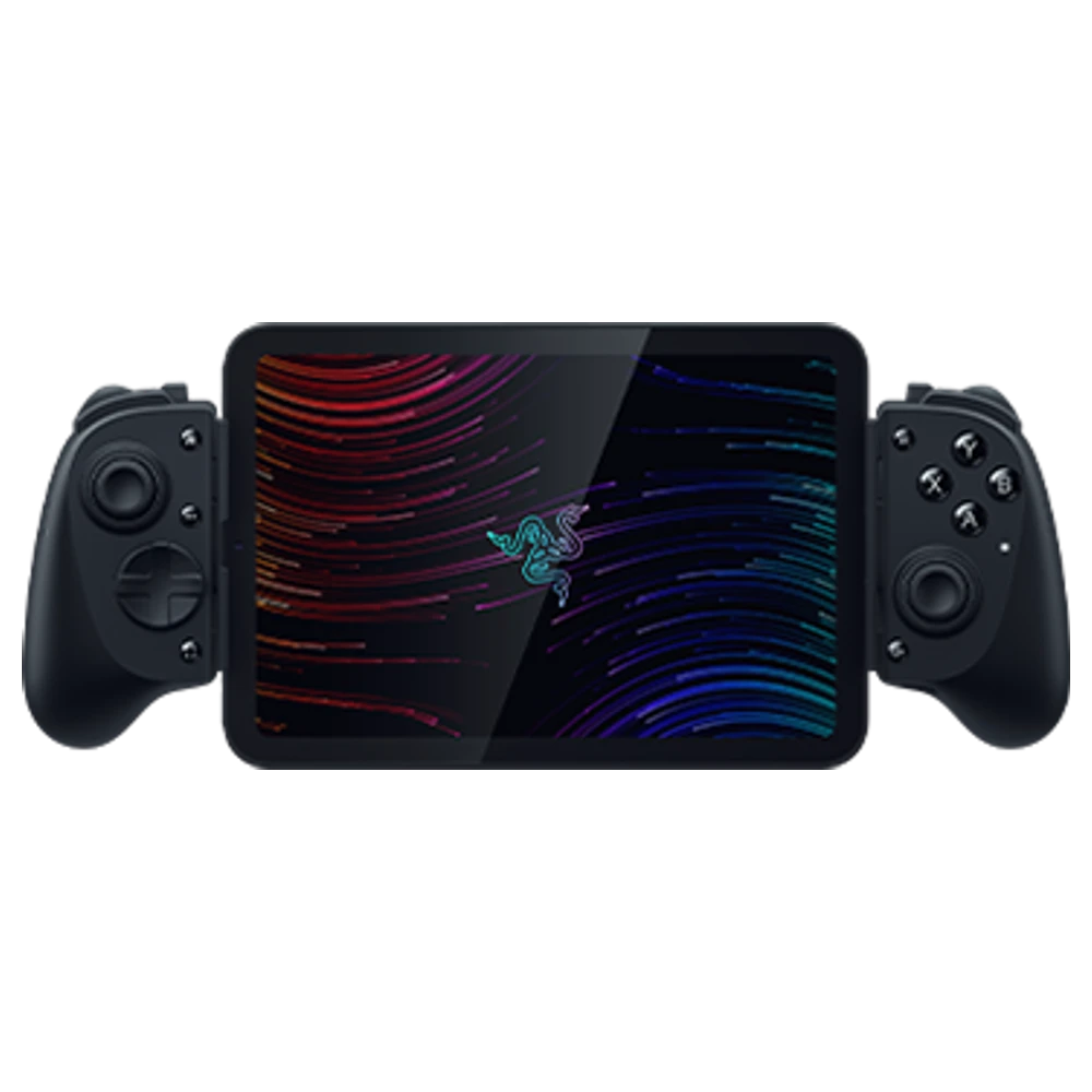 Razer Kishi V3 Pro mobiele controller met een kleine tablet erin