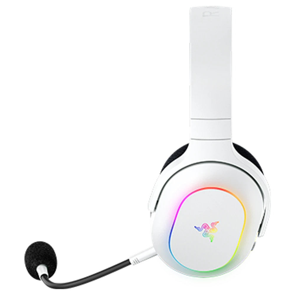 Razer Barracuda X Chroma Wit draadloze headset met RGB-verlichting