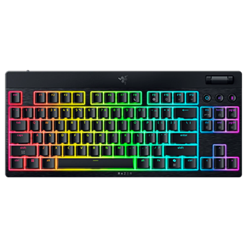 Razer BlackWidow V4 Low-Profile Tenkeyless HyperSpeed draadloos plat toetsenbord