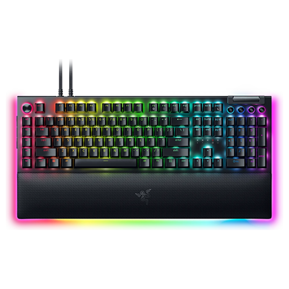 Razer BlackWidow V4 Pro full-size toetsenbord met Command Dial en polssteun