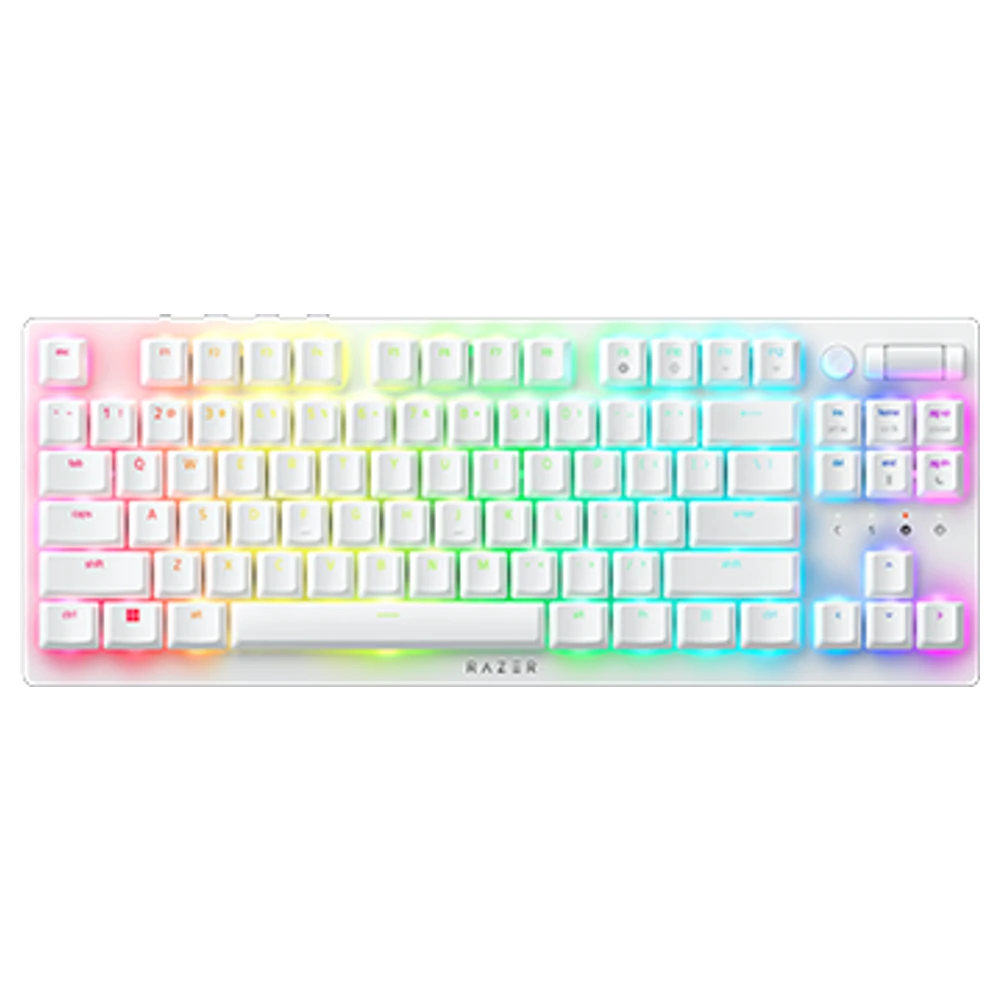 Razer DeathStalker V2 Pro Tenkeyless wit plat draadloos toetsenbord