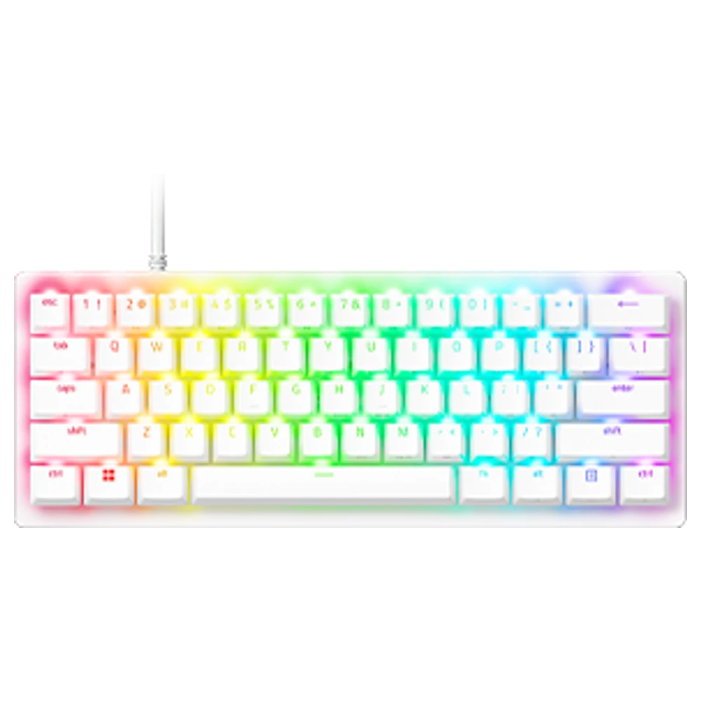Razer Huntsman V3 Pro Mini wit analoog 60% esportstoetsenbord