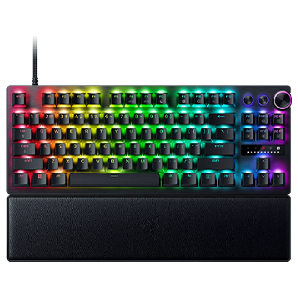 Razer Huntsman V3 Pro Tenkeyless analoog esportstoetsenbord met polssteun