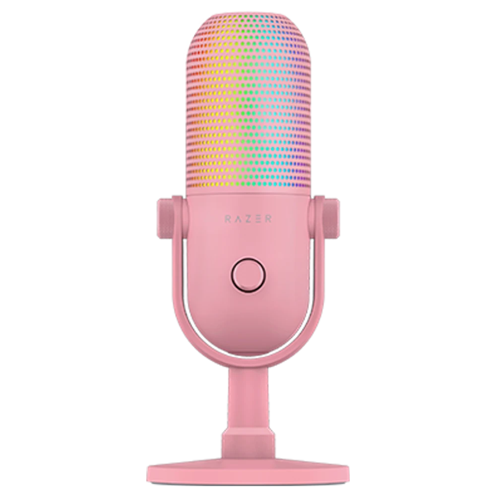 Razer Seiren V3 Chroma Quartz USB-streammicrofoon met RGB