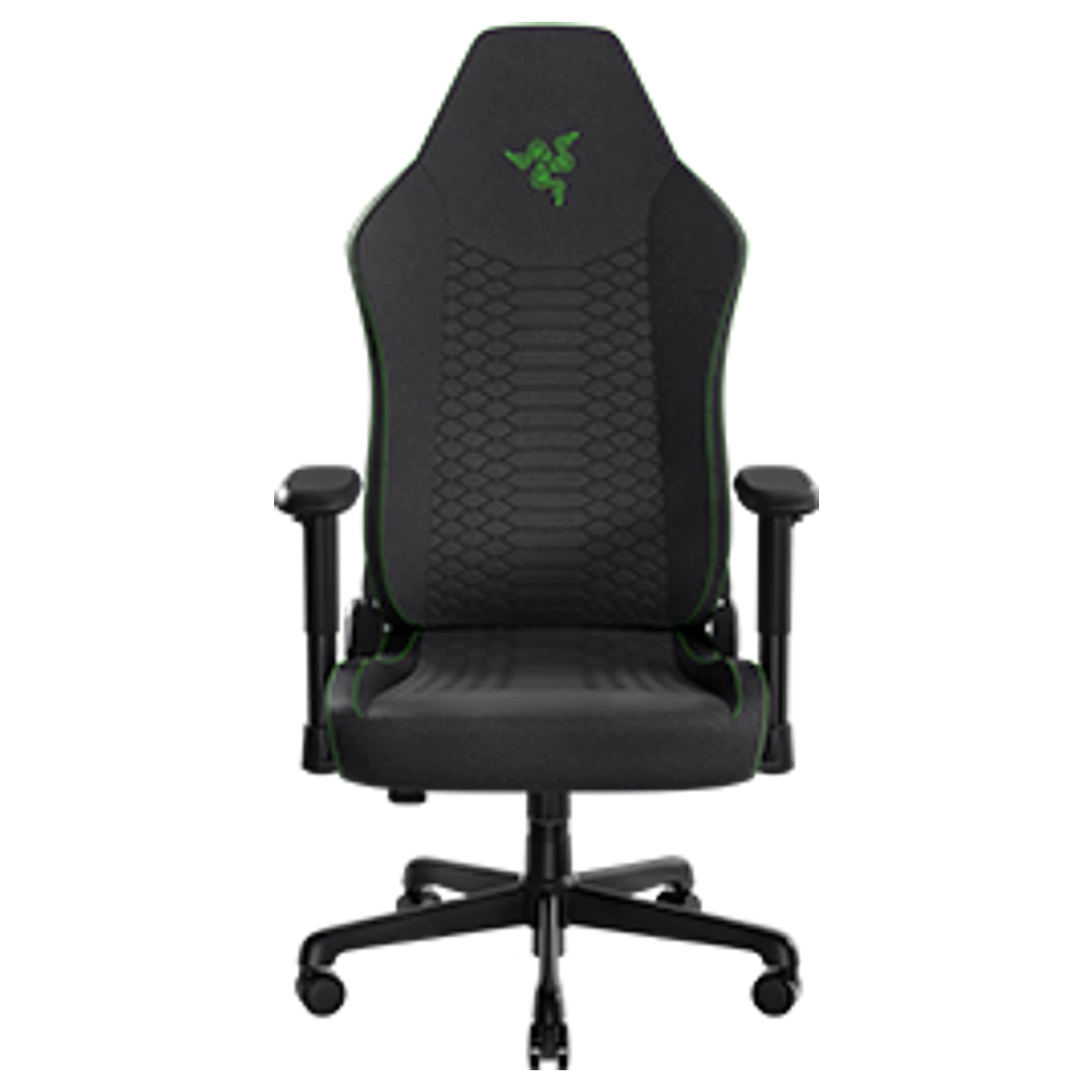 Razer Iskur V2 X stoffen gamestoel zwart met groen