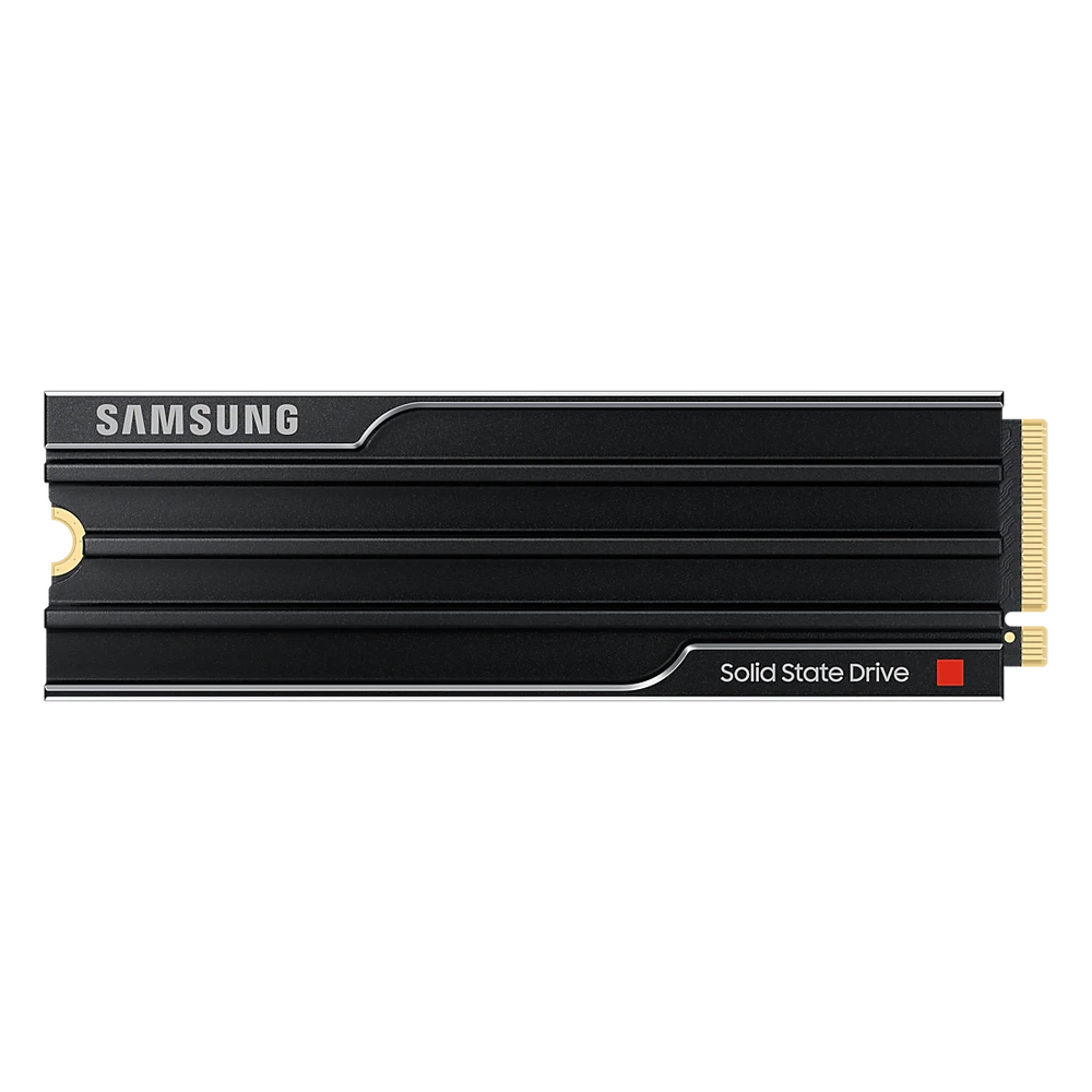 Samsung 9100 Pro 2TB Heatsink NVMe SSD met heatsink
