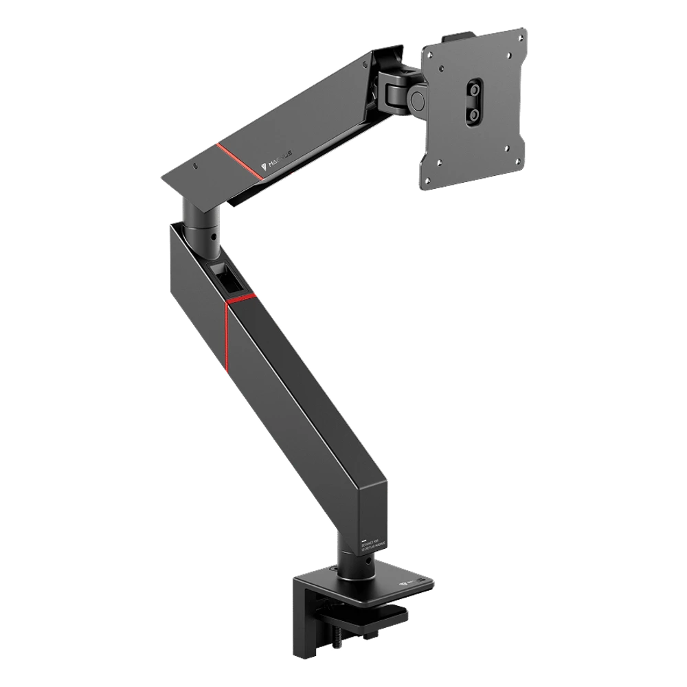 Secretlab MAGNUS Monitor Arm in het zwart met rode accenten