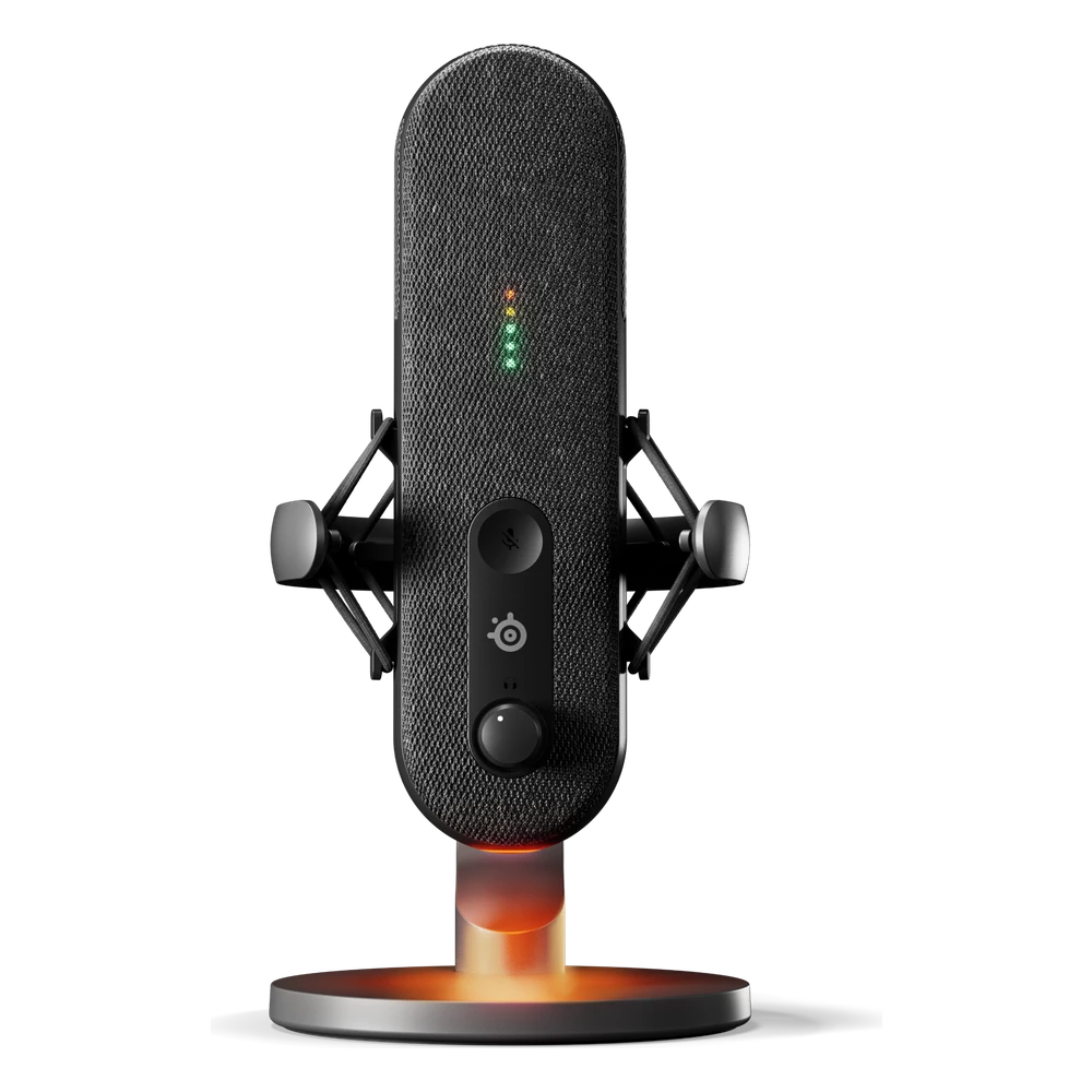 SteelSeries Alias USB-microfoon op de standaard